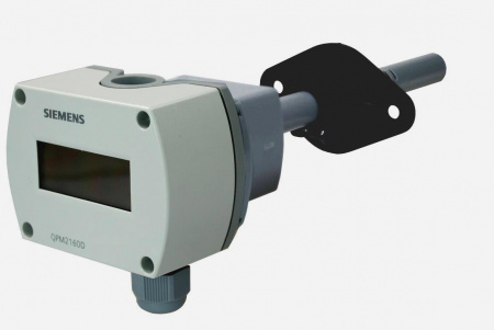 Канальный датчик качества воздуха с дисплеем Siemens QPM2102D